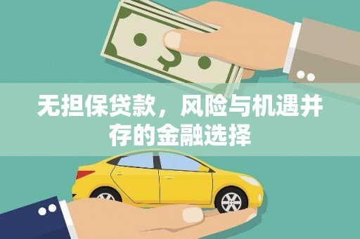 澜沧无担保贷款，风险与机遇并存的金融选择
