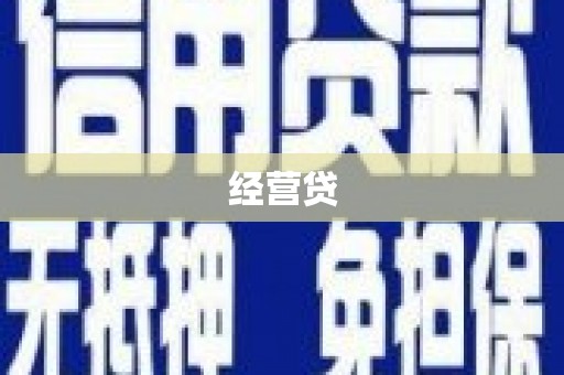 四湖经营贷