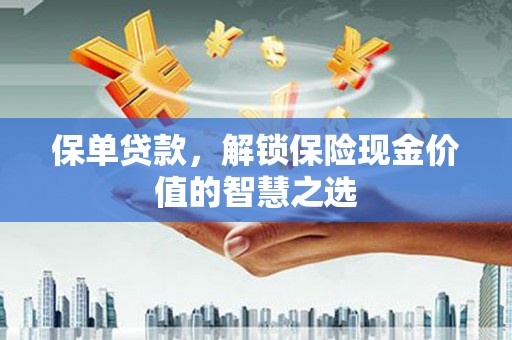柳河保单贷款，解锁保险现金价值的智慧之选