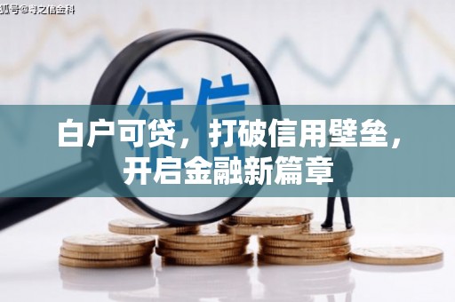 临桂白户可贷，打破信用壁垒，开启金融新篇章