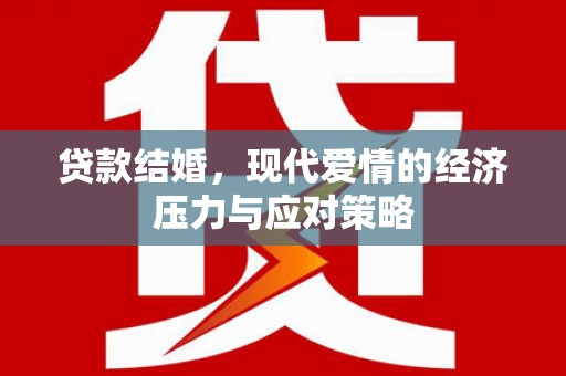 哈尔滨贷款结婚，现代爱情的经济压力与应对策略