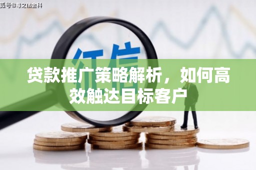 东西湖贷款推广策略解析，如何高效触达目标客户