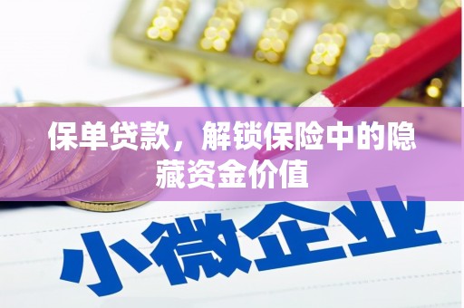 西岗保单贷款，解锁保险中的隐藏资金价值