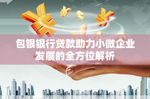 越西包银银行贷款助力小微企业发展的全方位解析