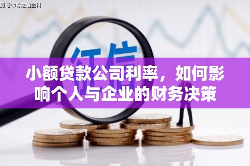 仙桃小额贷款公司利率，如何影响个人与企业的财务决策