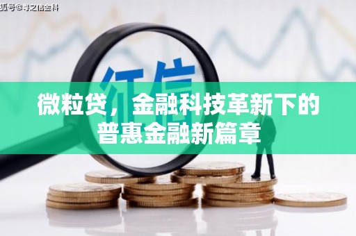 吴中微粒贷，金融科技革新下的普惠金融新篇章
