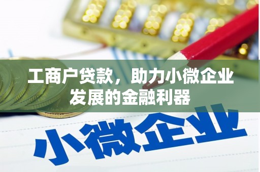 绿园工商户贷款，助力小微企业发展的金融利器