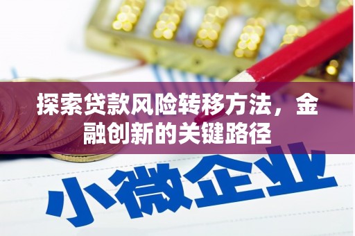 光泽探索贷款风险转移方法，金融创新的关键路径