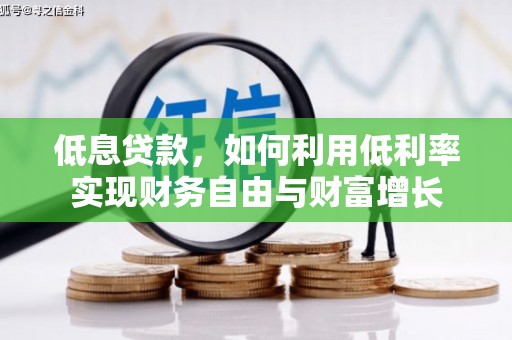 龙川低息贷款，如何利用低利率实现财务自由与财富增长