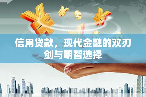 南康信用贷款，现代金融的双刃剑与明智选择